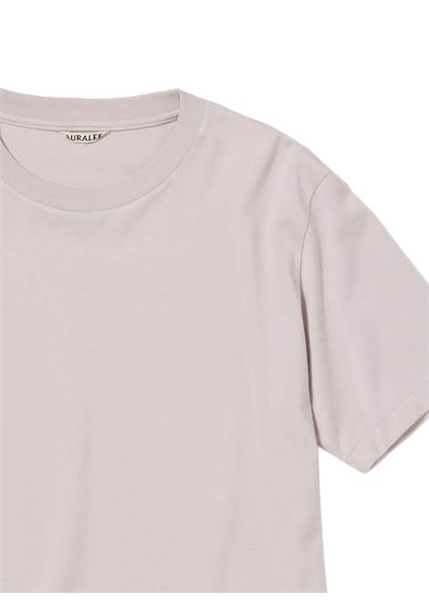 jersey t-shirt woman purple AURALEE | A25ST03PCDUSTY PURPLE